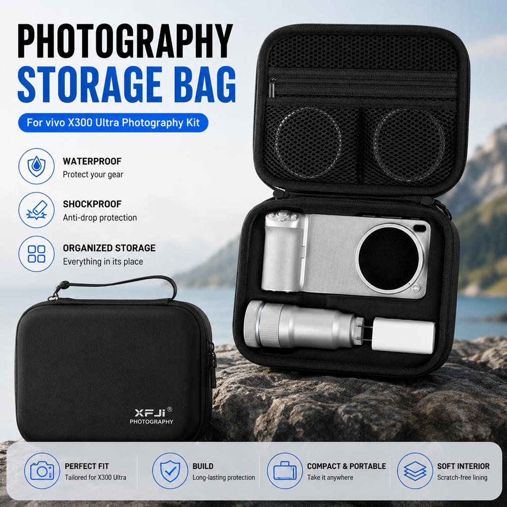 Photography Kit Vivo X300 Ultra - NEW Hard Shell Handbag EVA Drop-resistant