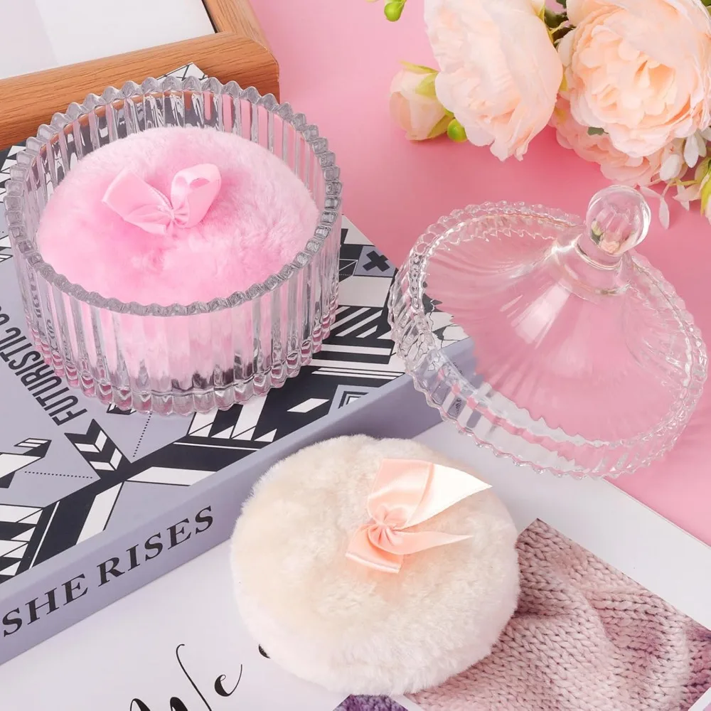 Beauty Dish Softbox - 3PCS Makeup Organizer Set Velvet Powder