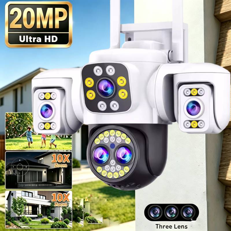Photography Grid - 20MP Surveillance Wifi Camera Four Lens