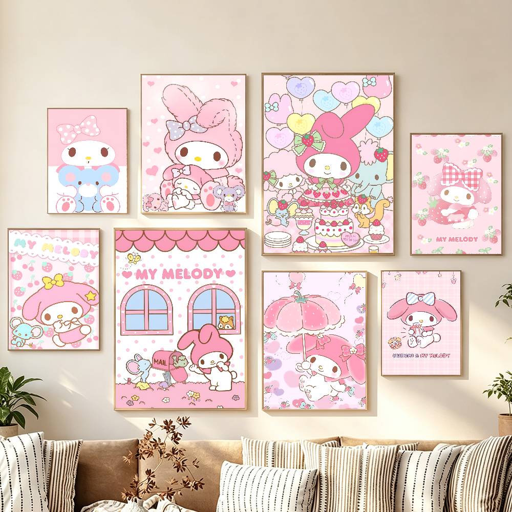 Photography By - 1PC Cute Cartoon My M-Melody Poster
