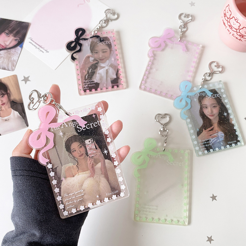 Photography Fashion - Kpop Fashion Acrylic Transparent Bow 3in