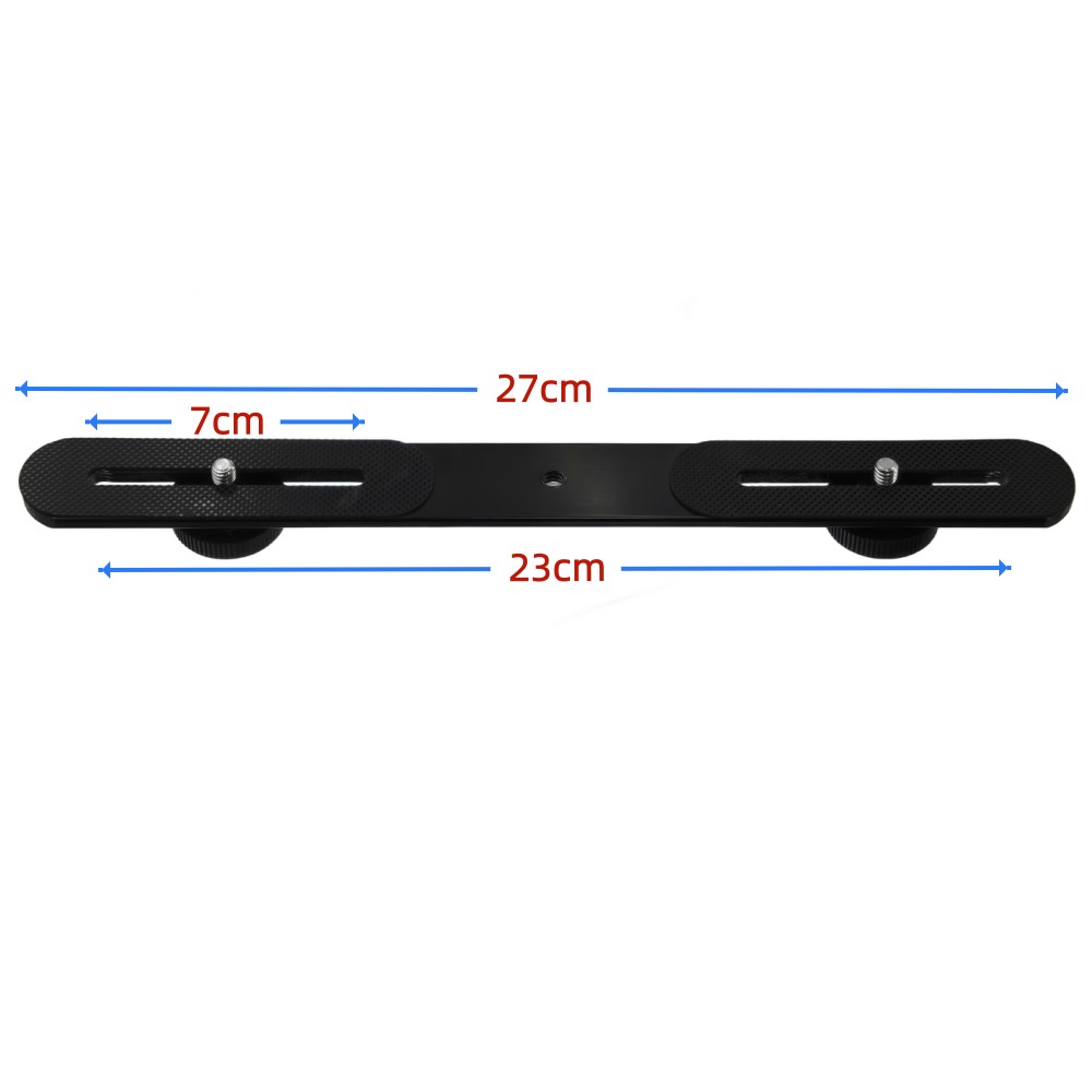 Dual Flash Bracket 1/4'' Screw - Hot Shoe Adapter 评论和价格