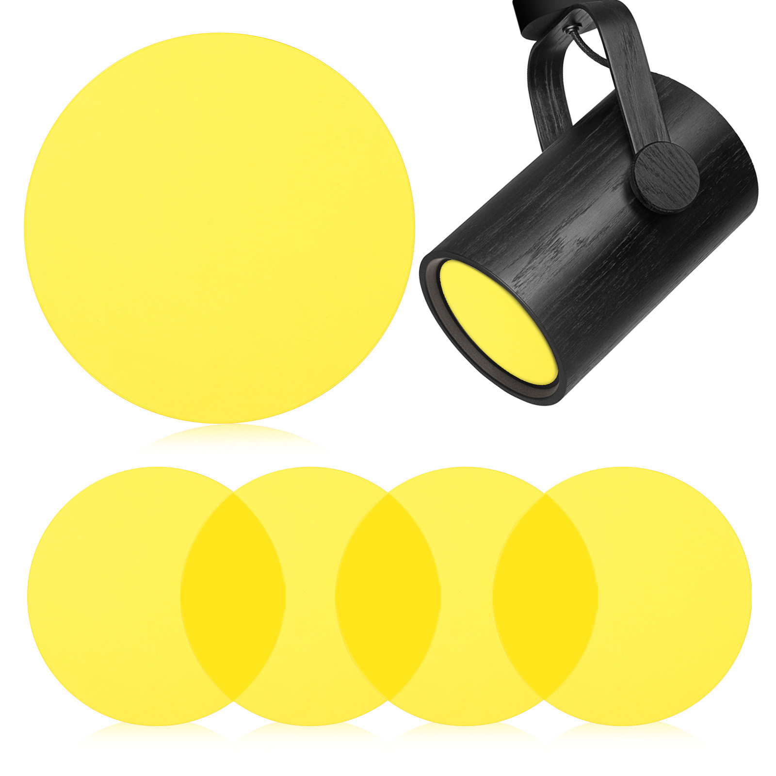 5Pcs Flexible Pet Photography  - Photography Yellow Light 评论和价格