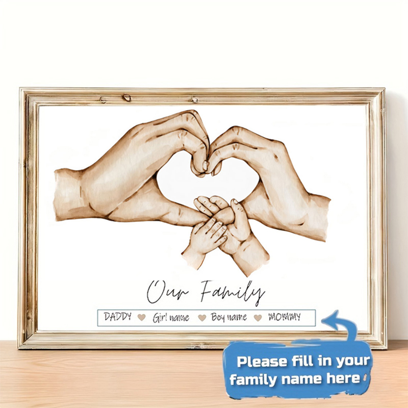Personalized Custom Family Han - Photography Object 评论和价格