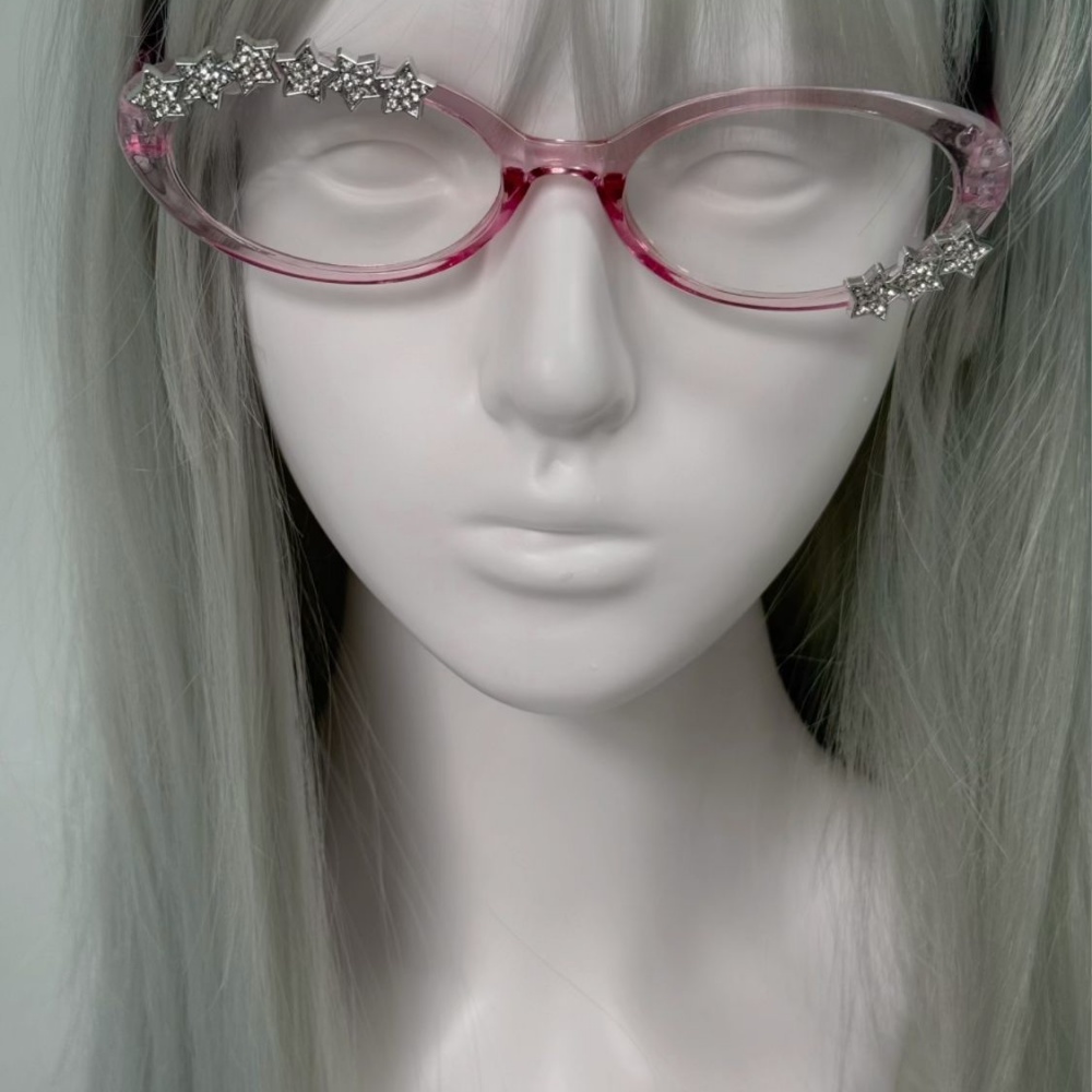 Y2K Star Rhinestone Cat Eye De - Photography Fashion 评论和价格