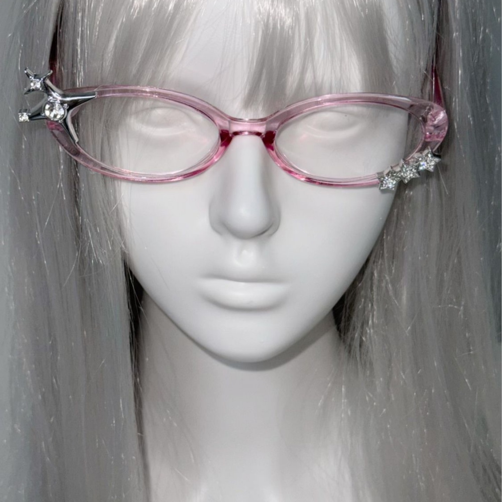 Y2K Star Rhinestone Cat Eye De - Photography Fashion 评论和价格