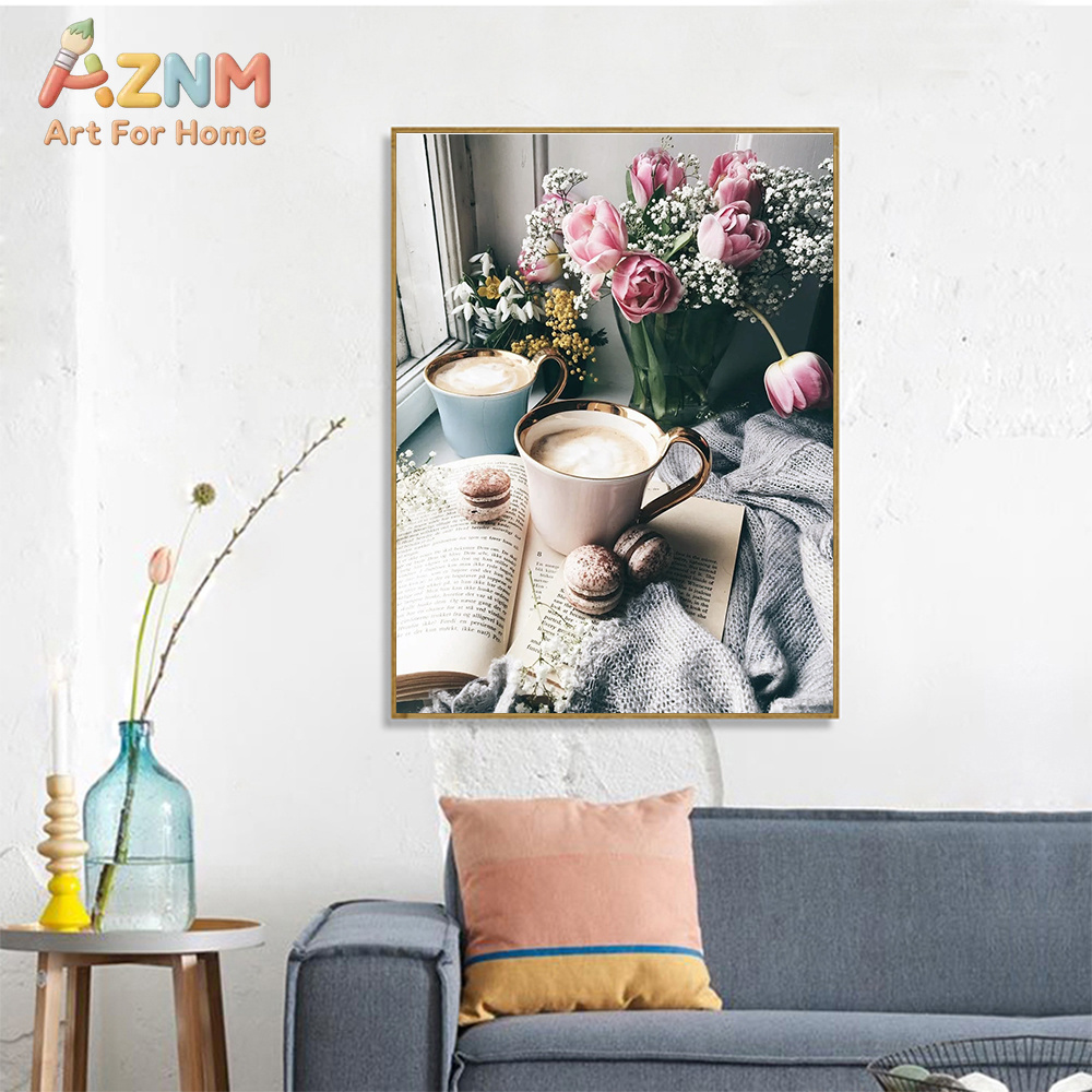 AZNM Cozy Coffee Rose Canvas W - Photography Coffee 评论和价格