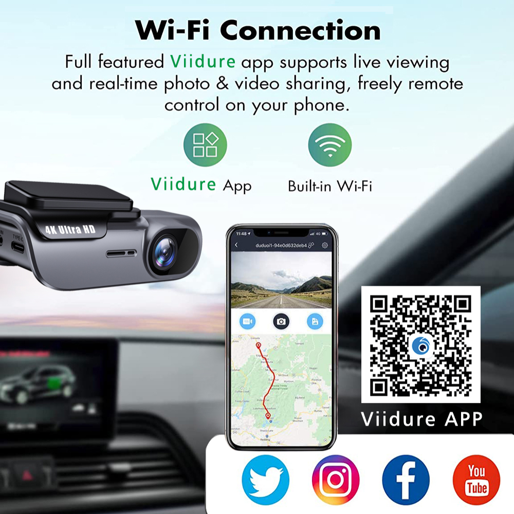 4K 3840*2160P Dash Cam WIFI Ca - Xiaomi Photography Kit 评论和价格