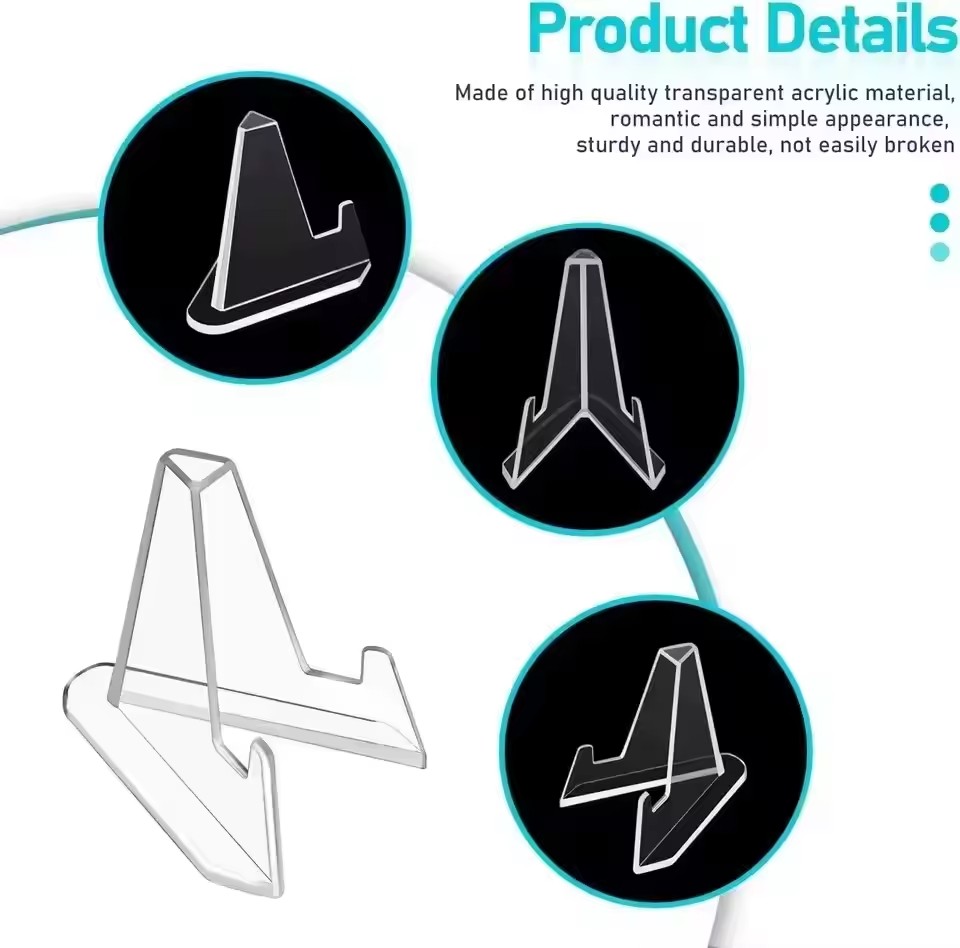 30-1PCS Triangular Card Displa - Photography Object 评论和价格
