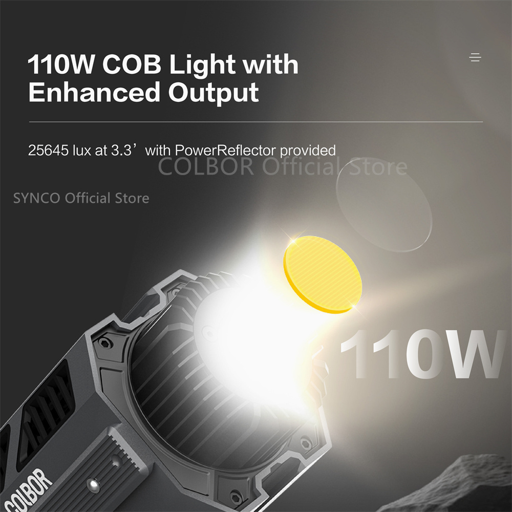 COLBOR CL100X COB Led Light Vi - Strobe Light Studio 评论和价格