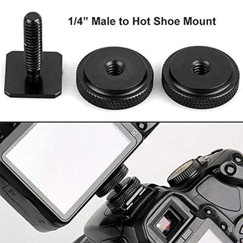 10/14pcs Camera Screw Adapter  - Hot Shoe Adapter 评论和价格