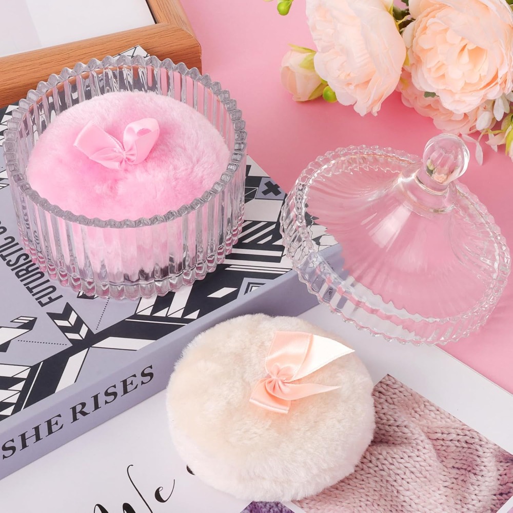Powder Puff with Glass Storage - Beauty Dish Softbox 评论和价格