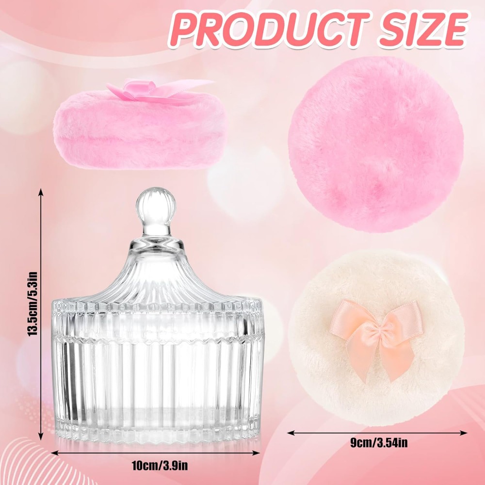 Powder Puff with Glass Storage - Beauty Dish Softbox 评论和价格