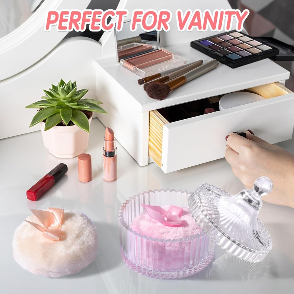 Powder Puff with Glass Storage - Beauty Dish Softbox 评论和价格