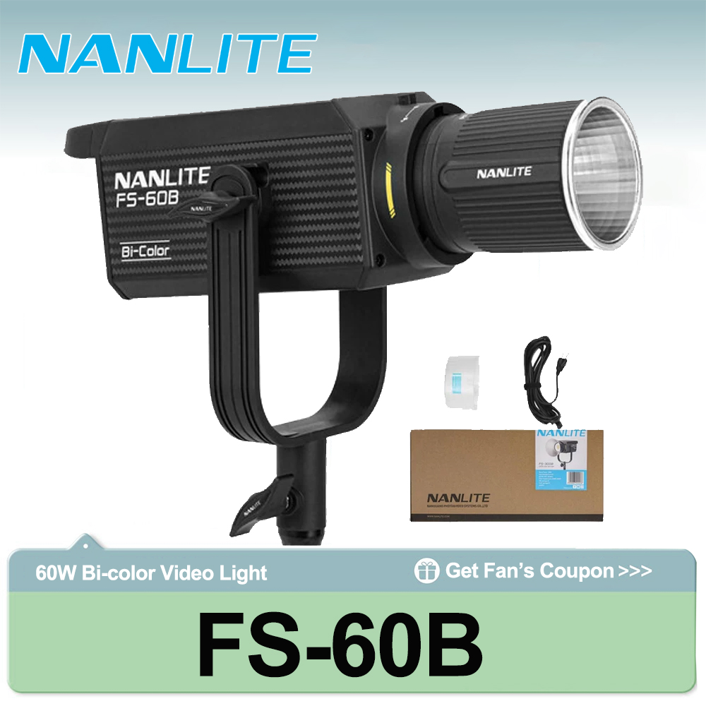 Nanlite FS-60B 70W Bi-color Sp - Strobe Light Studio 评论和价格
