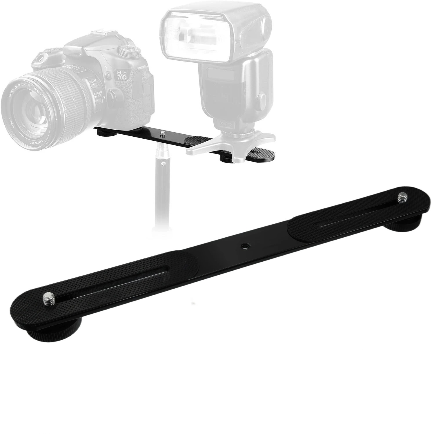 Aluminum Alloy Dual Hot Shoe F - Hot Shoe Adapter 评论和价格