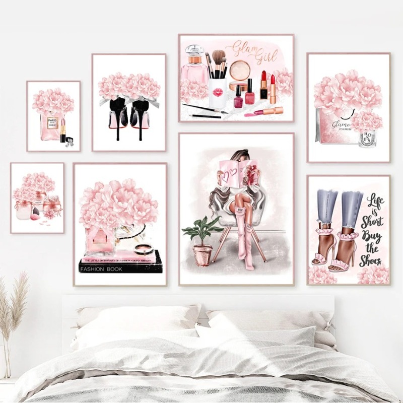 Pink Flower Paris Perfume Fash - Photography Fashion 评论和价格