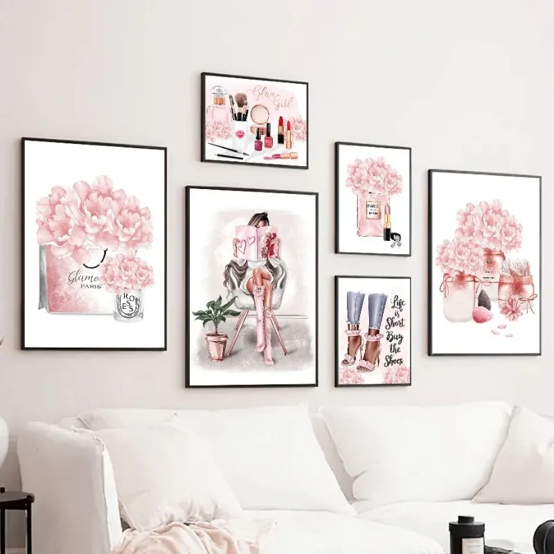 Pink Flower Paris Perfume Fash - Photography Fashion 评论和价格