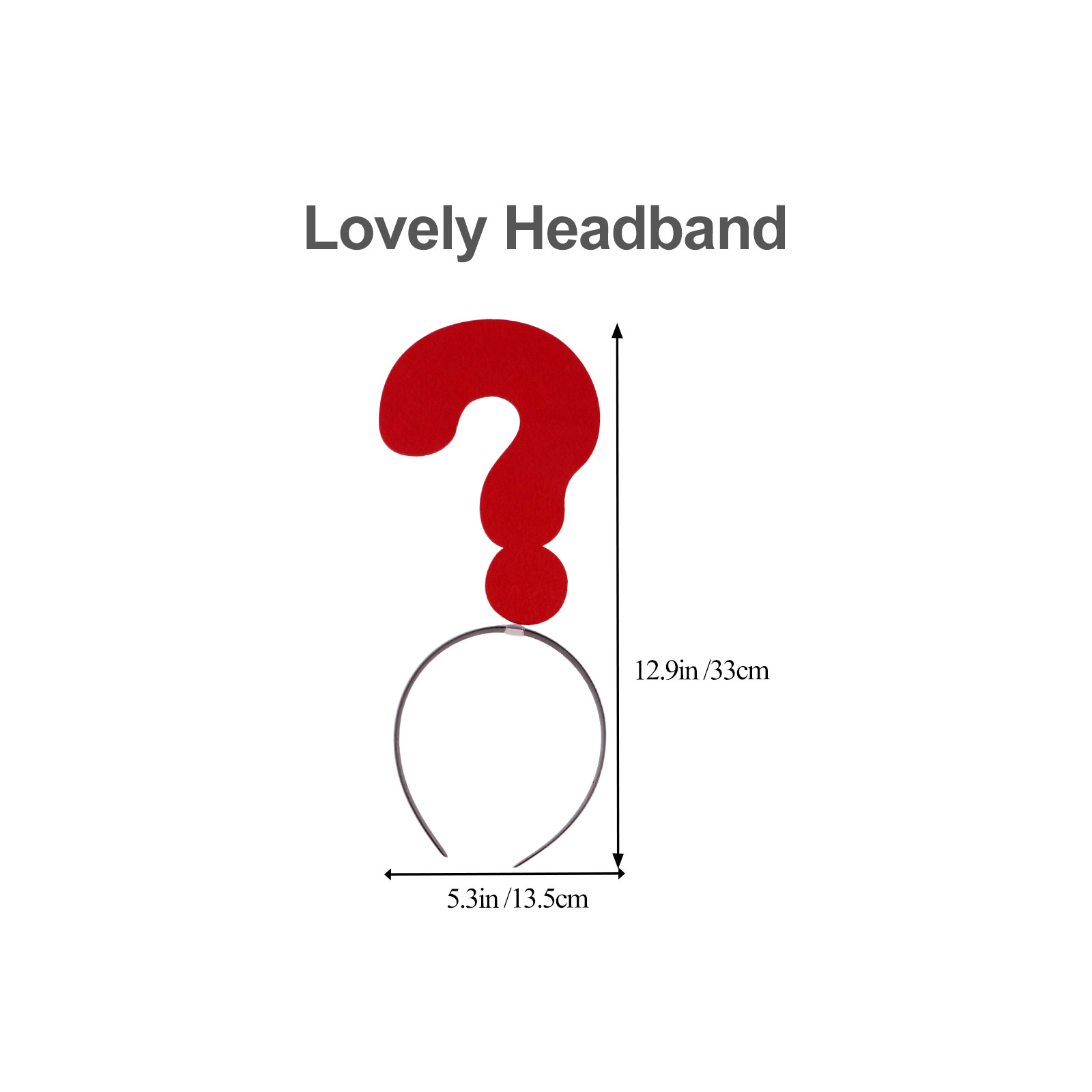 2Pcs Adorable Question Mark Ha - Photography Questions 评论和价格