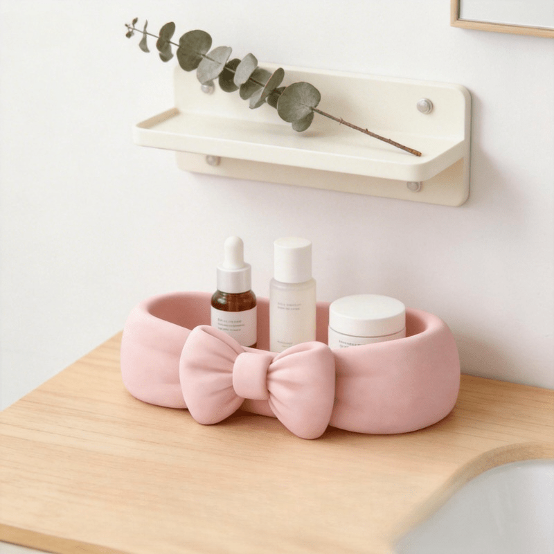Cute Bow Shaped Makeup Organiz - Beauty Dish Softbox 评论和价格