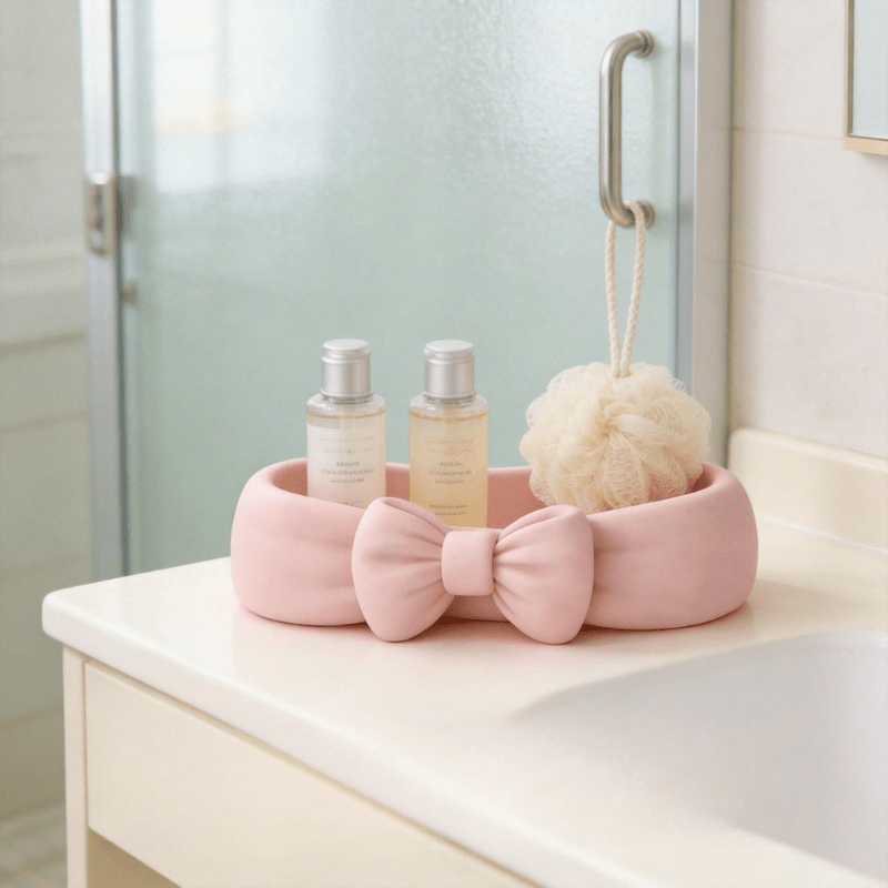 Cute Bow Shaped Makeup Organiz - Beauty Dish Softbox 评论和价格