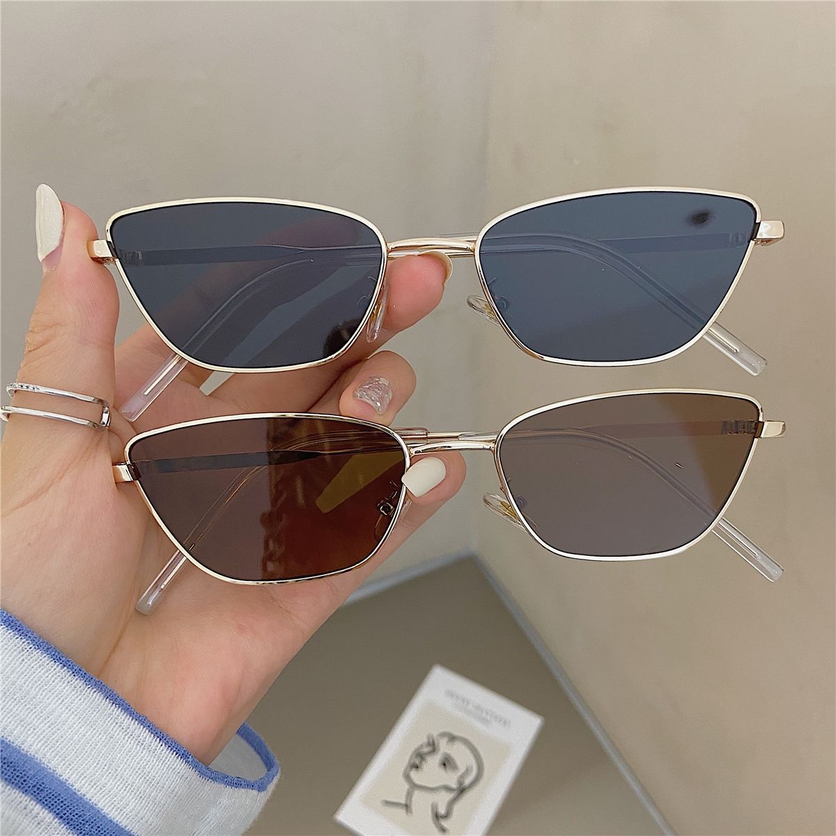Fashionable Rhombus-Shaped Met - Photography Fashion 评论和价格