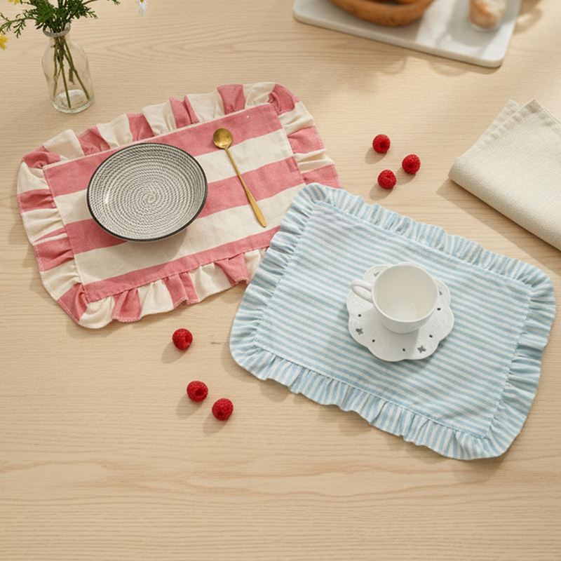 Minimalist Stripe Ruffle Place - Photography Coffee 评论和价格