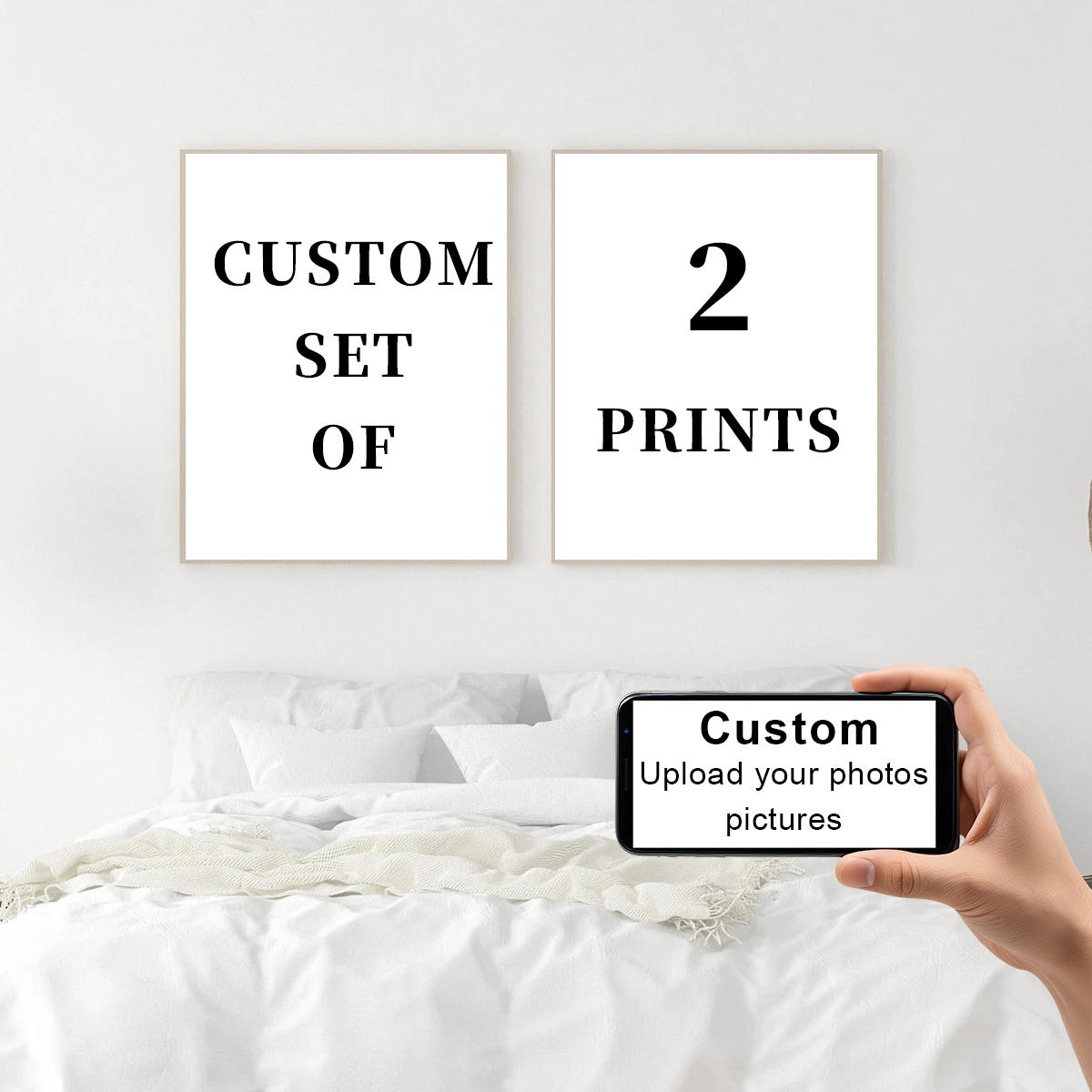 2pcs/set Custom Canvas Prints  - Photography Object 评论和价格