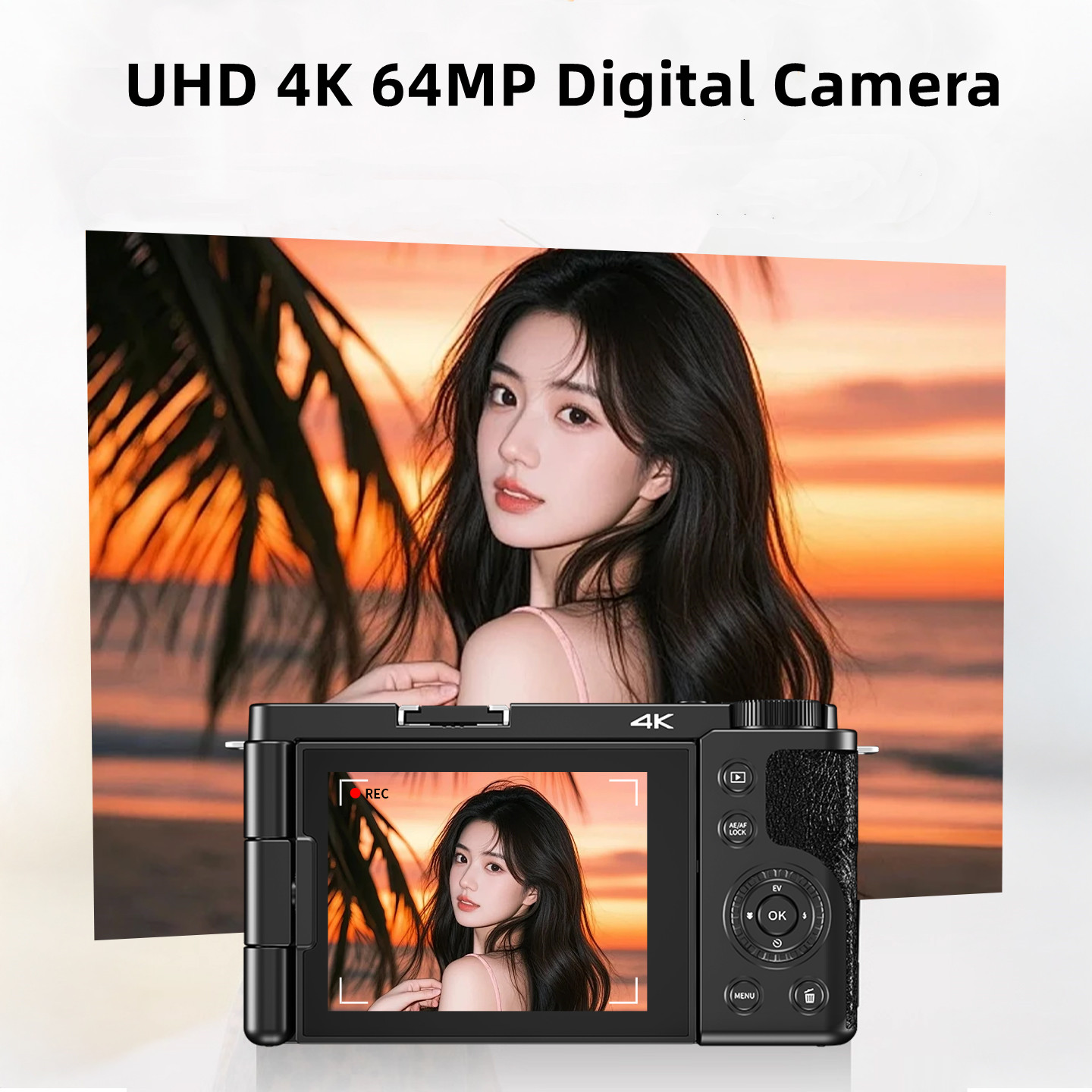 4K 64MP Digital Camera for Pho - Photography Nature Images 评论和价格