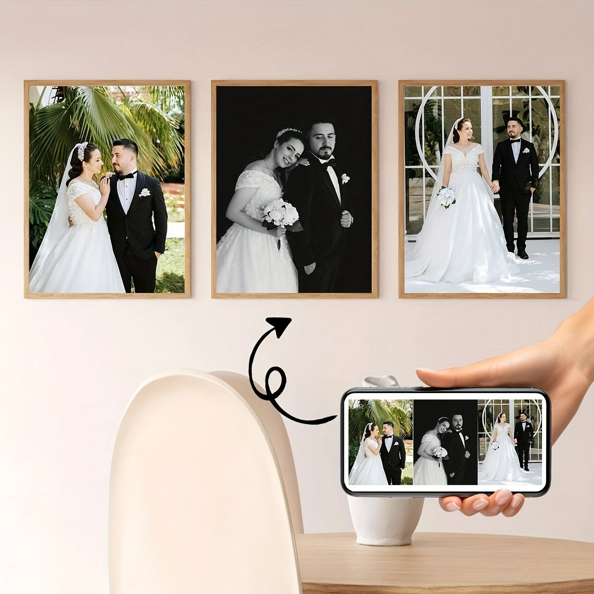 3pcs/set Custom Square Canvas  - Photography Object 评论和价格