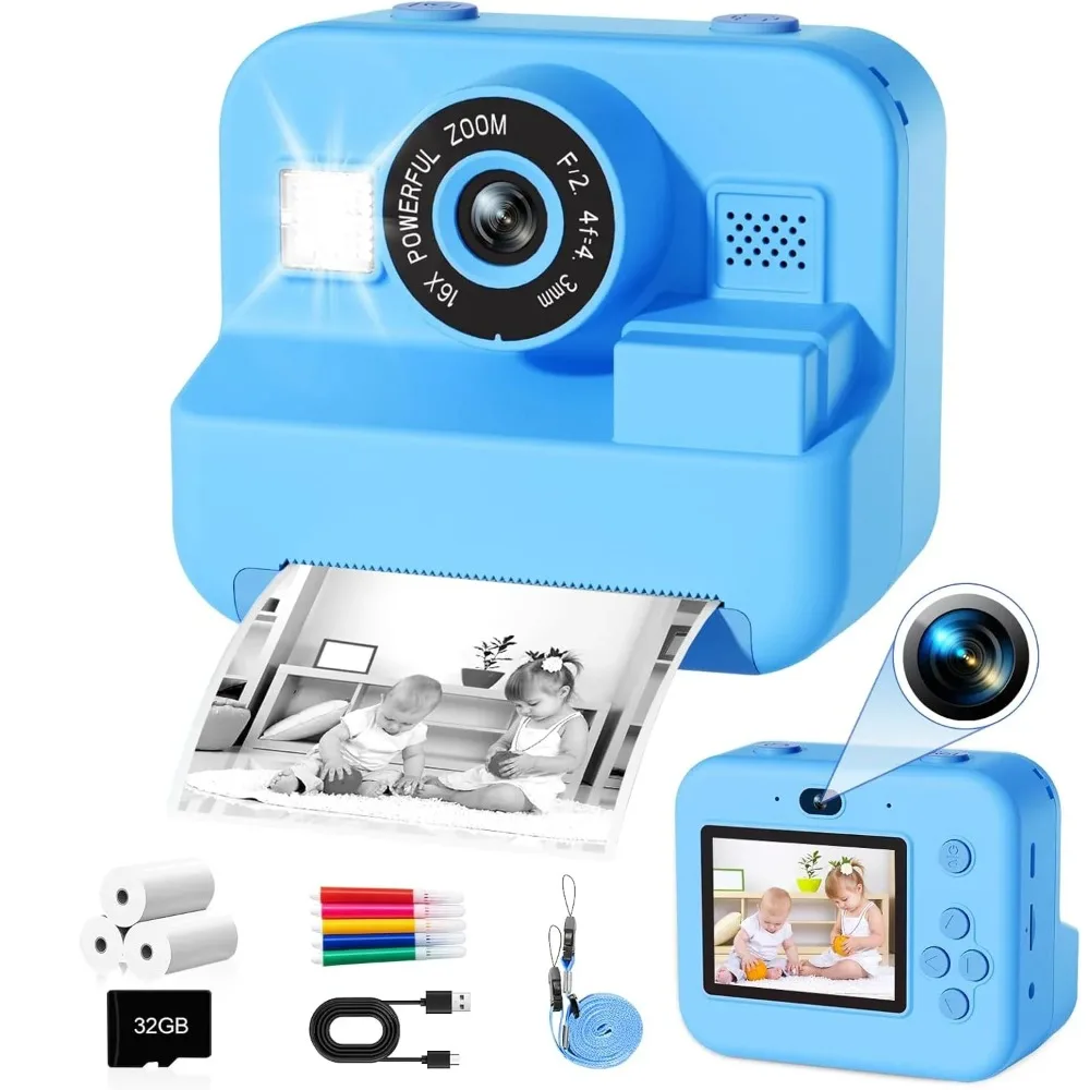 Kids Camera Instant Print 32G  - Photography Nature Images 评论和价格