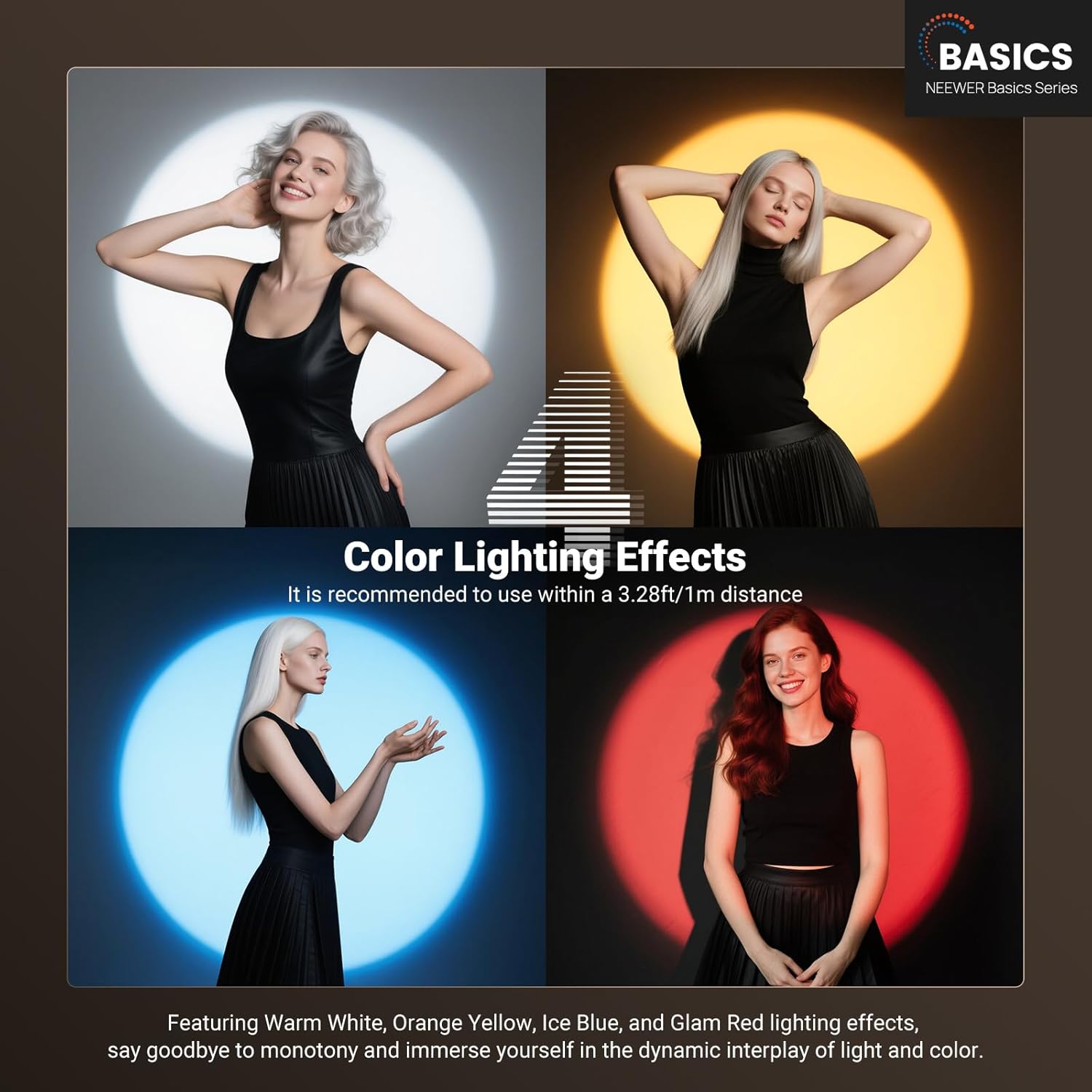 NEEWER Basics RGB Photography  - Strobe Light Studio 评论和价格