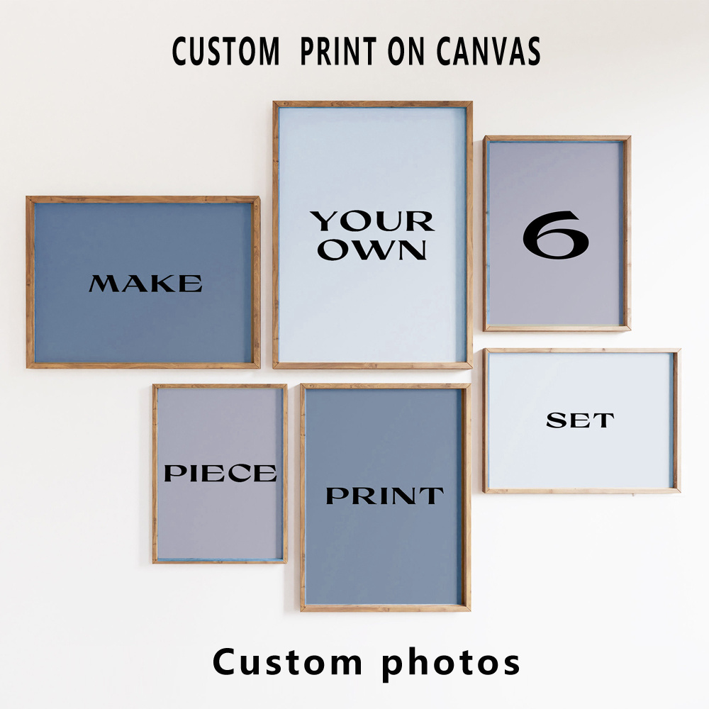 6pcs/set Custom Canvas Prints  - Photography Object 评论和价格