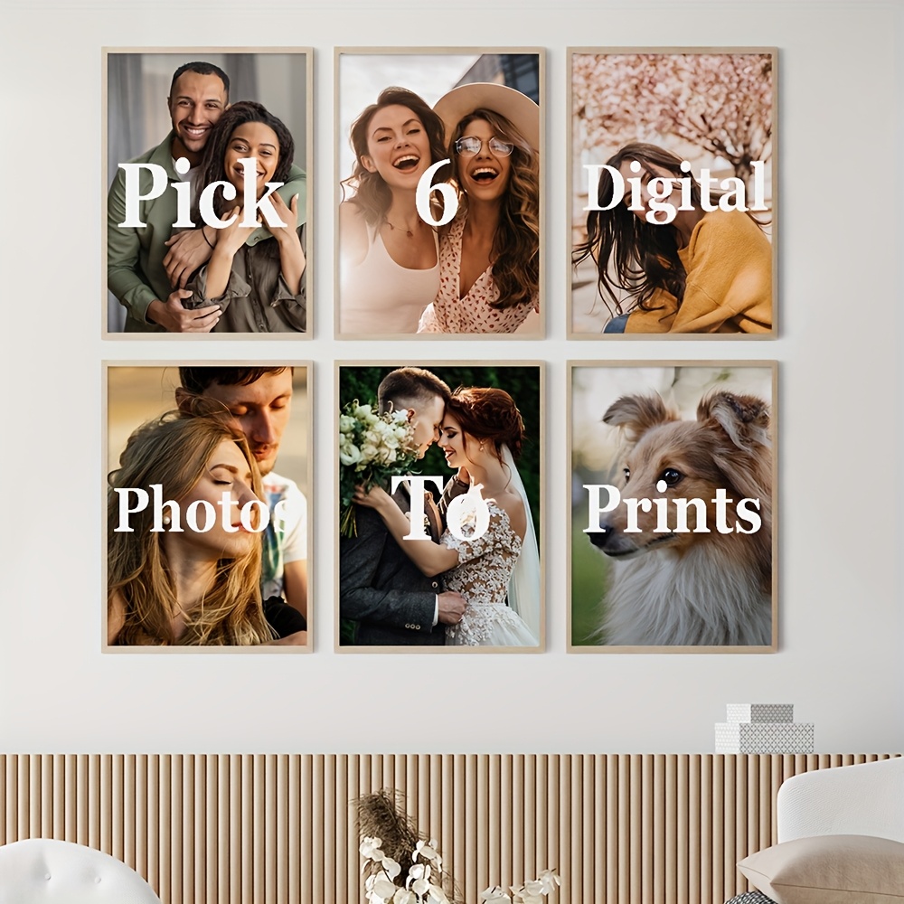 6pcs/set Custom Canvas Prints  - Photography Object 评论和价格