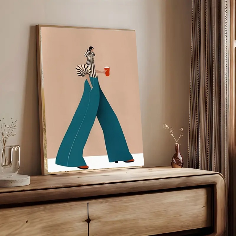 Fashionable Blue Pants Woman P - Photography Fashion 评论和价格